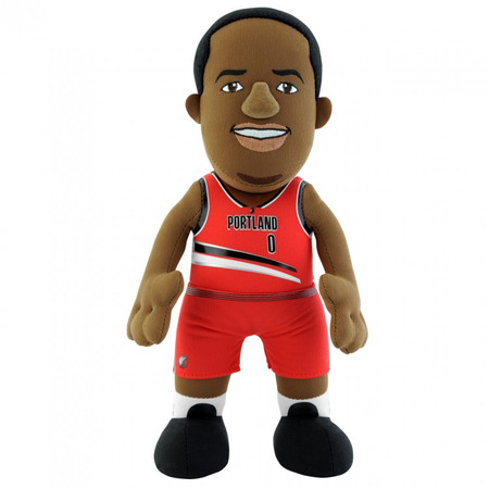 Figura Damian Lillard # 0 Portland Trail Blazers Bleacher Creatures (rojo)