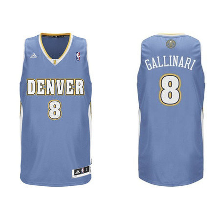 Adidas Camiseta Swingman Gallinari Nuggets (celeste/white)