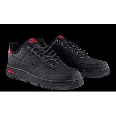 Nike Air Force 1 Lebron Premium Low QS Ed (100/negro/rojo)