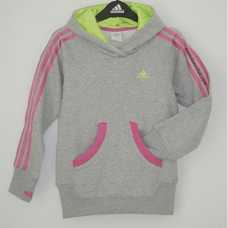 Adidas Sudadera YG Reinventory (gris / pink / lima)