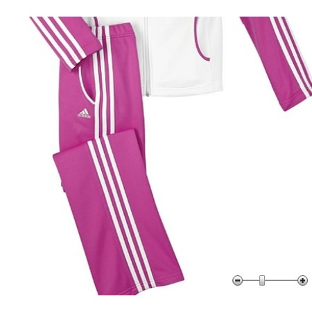 Adidas Chandal Knit TS Open Hem (blanco/rosa)