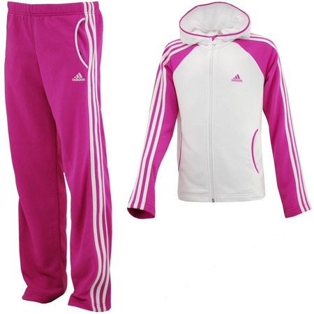 Adidas Chandal Knit TS Open Hem (blanco/rosa)