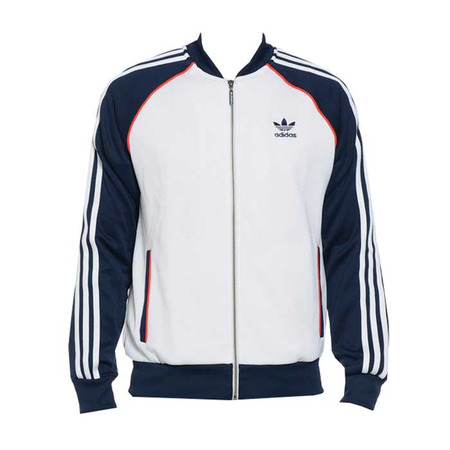 Adidas Original Superstar Track Topjacke (weiß/marin)