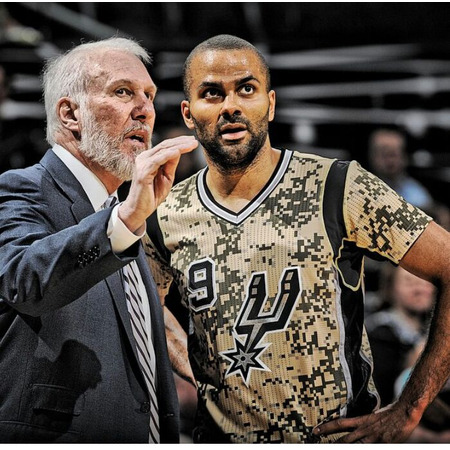 Adidas Camiseta Manga Réplica Tony Parker Spurs (alternativ)