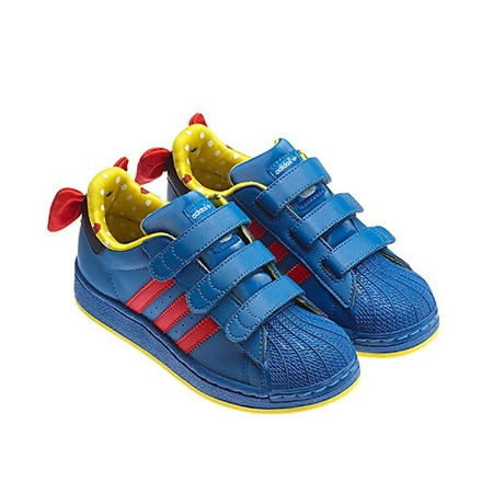 Adidas Superstar Disney Snow white CF K (Blauer/rot/gelb)