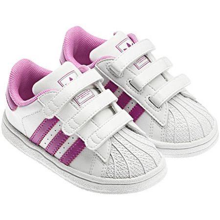 Adidas Superstar 2 CF Infant (20-27/white/purple)