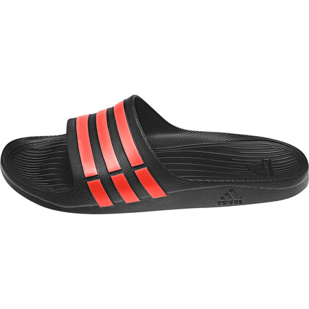 Chanclas Adidas Duramo Slide (schwarz/rot)