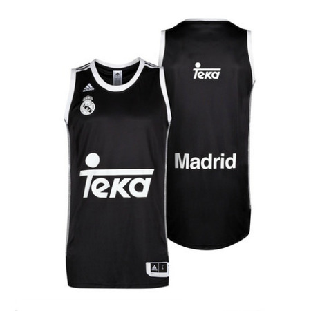 Adidas Jersey Basket Replica 2. Team Real Madrid 2014/15 (schwarz/weiß)