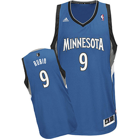 Adidas Camiseta Réplica Ricky Rubio Minesota (blau/weiß)