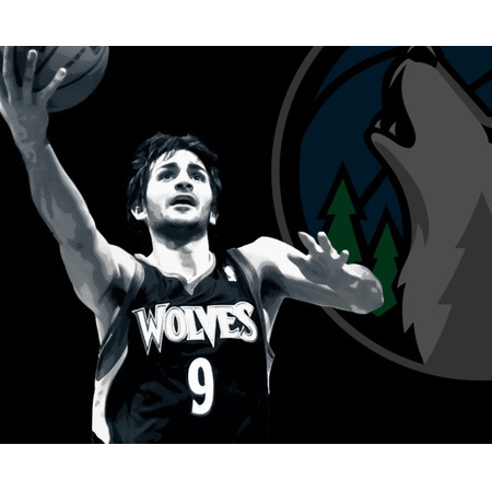 Pressemitteilungen Swingman Ricky Rubio Minnesota Timberwolves (negro)