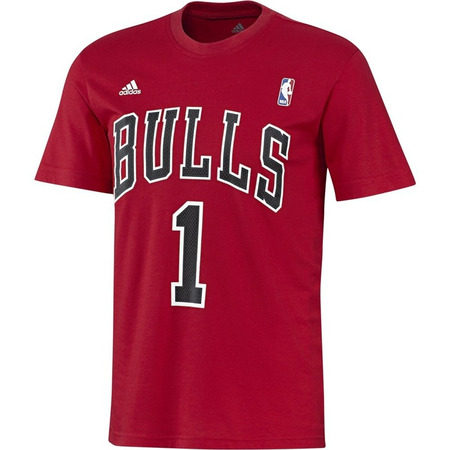 Adidas NBA Niño Camiseta Gametime Rose Bulls No1 (rot)