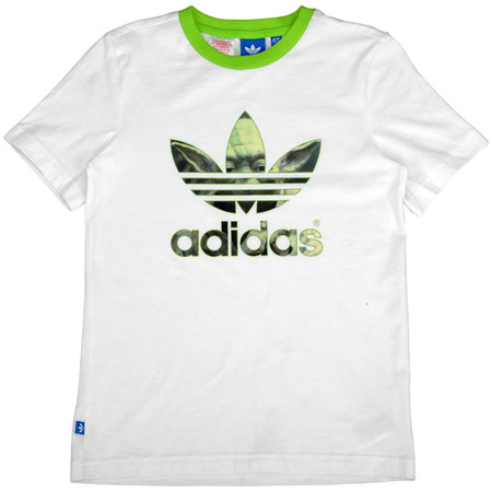 Original Adidas Camiseta Niño Star Wars Yoda (weiß/grün)