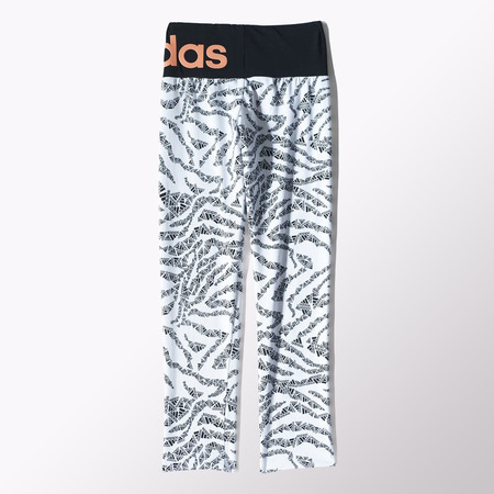 Adidas Mallas Niña Garderobe Baumwolle Strumpfhose (blanco/negro)