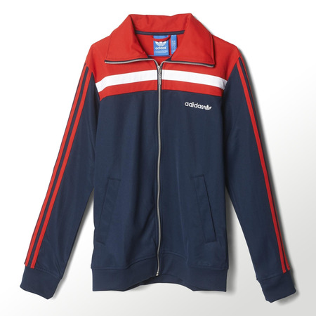 Adidas Originals European Jacket 83 Track Top (rot/blau/weiß)