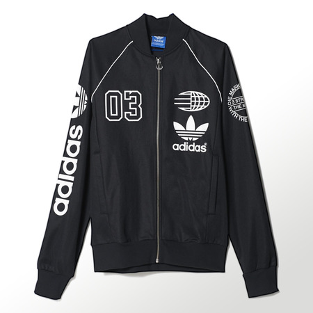 Adidas Originals Superstar Track Top Logos (schwarz/weiß)