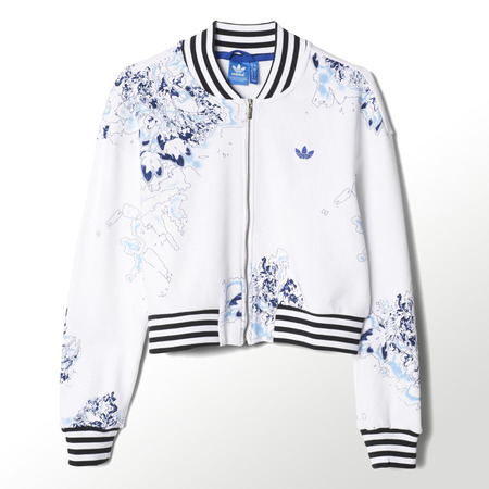 Original Adidas London Printed Jacket (weiß/blau/schwarz)