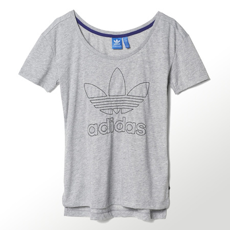 Adidas Origins Camiseta Mujer Trefoil Jam (gris/nego)