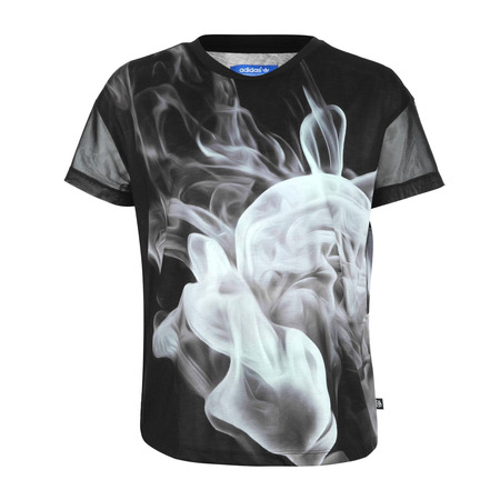 Adidas Originals Camiseta Weiß Rauch Rita Ora (negro/blanco)