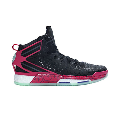 Adidas D Rose 6 Stiefel "Ballin Dead" (schwarz/fuxia/verehel)