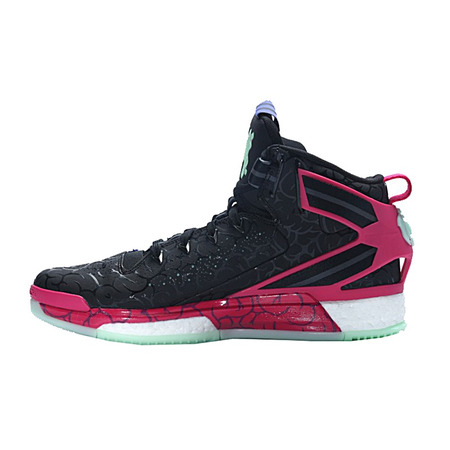 Adidas D Rose 6 Stiefel "Ballin Dead" (schwarz/fuxia/verehel)