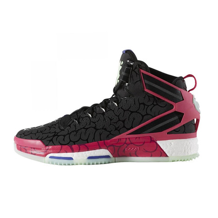 Adidas D Rose 6 Stiefel "Ballin Dead" (schwarz/fuxia/verehel)