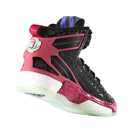 Adidas D Rose 6 Stiefel "Ballin Dead" (schwarz/fuxia/verehel)