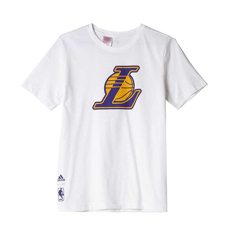 Adidas Camiseta Niño NBA FanWear Logo L.A. Lakers (weiß/gelb)