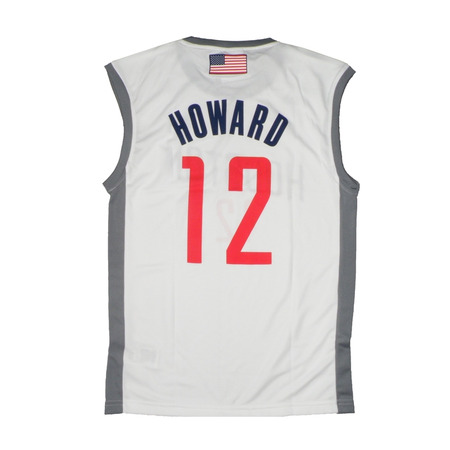 Adidas Camiseta NBA Fanatic Mundial Howard No12 (blanco/gris)