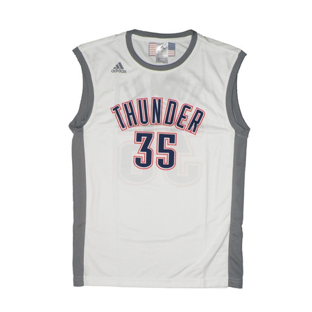 Adidas Hemd NBA Fanatic World Durant No 35 (blanco/gris)