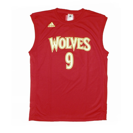 Adidas Camiseta NBA Fanatic Mundial Rubio No9 (rot/gelb)