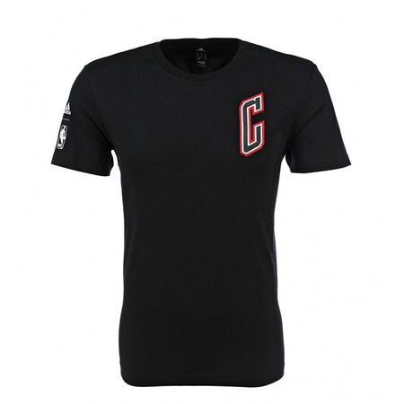 Adidas NBA Camiseta Fan Tragen Chicago Bulls (negro/rojo)