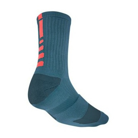 Calcetines Nike Drike-FIT Elite Crew (488 / AzulCeniza / Coral)