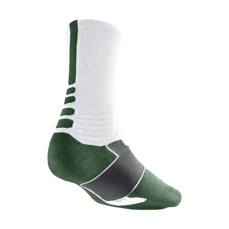 Calcetines Nike Hyper Elite Basket Crew (137/blanco/verde/gris)