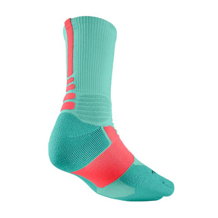 Calcetines Nike Hyper Elite Basket Crew (309/turquesa/green/coral)