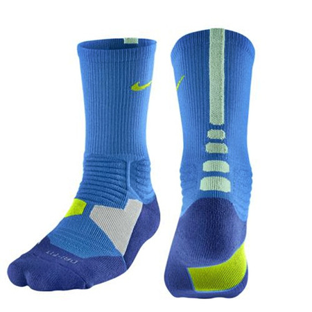 Calcetines Nike Hyper Elite Basket Crew (473/azul/lima/pistacho)