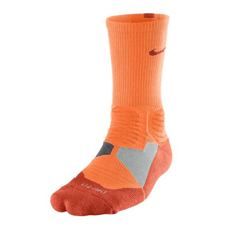 Calcetines Nike Hyper Elite Basket Crew (889/naranja fosforito)