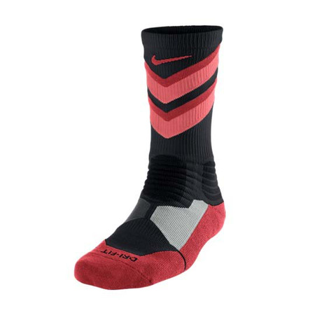 Calcetines Nike Hyper Elite Chase Crew (068/negro/rojo/hotiva)