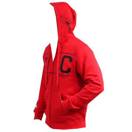 Adidas Capucha Jacke Chicago Bulls (rot/schwarz)