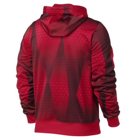 Lebron Hoody Capucha Hero Print FZ Hoody (657/red/black)