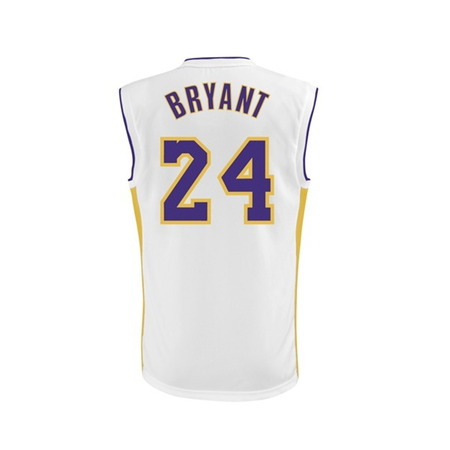 Adidas Camiseta Réplica Bryant Lakers (weiß/purple/gelb)