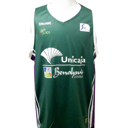 Unicaja Málaga ACB 1a Equipación (verde/morado/blanco)