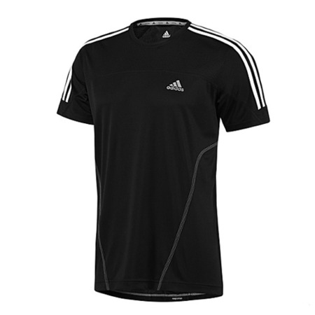 Adidas Camiseta Response 3-Streifen Tee (negro)