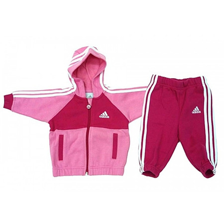 Adidas Inf J 3S FZ Jogge Tracksuit (ultrapink/brightpink)