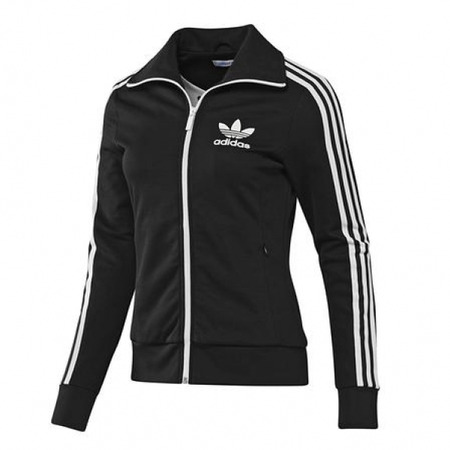 Adidas Women\'s Jacket Europe Heart Track Top (schwarz/weiß)