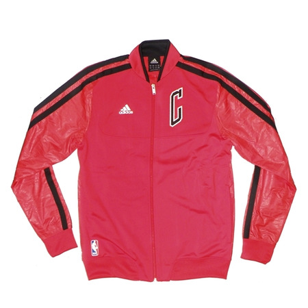 Adidas On-Court Chicago Bulls Jacke (rot/schwarz)