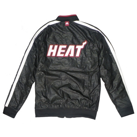 Adidas On-Court Miami Heat Jacket (schwarz/weiß)