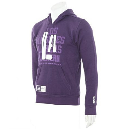 Adidas Sudadera Angeles Lakers Washed Hooded (purpura)