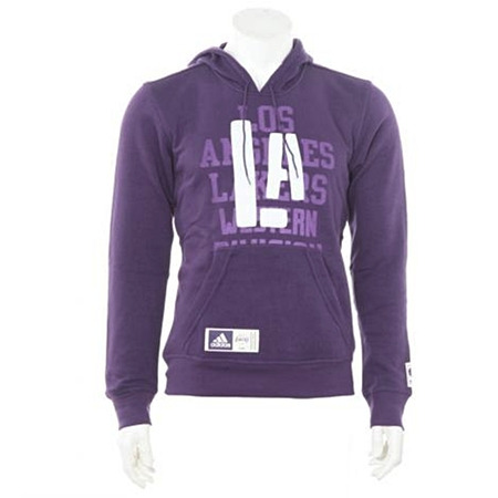 Adidas Sudadera Angeles Lakers Washed Hooded (purpura)