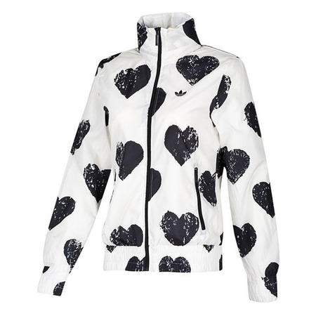 Adidas Chaqueta Mujer Heart Graphic WB (weiß/schwarz)