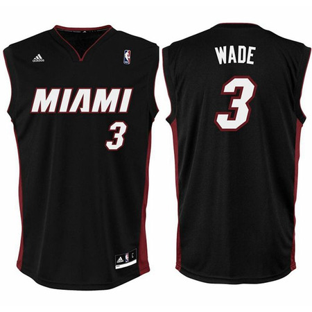 Adidas Jersey Replica Wade Miami (schwarz/rot)